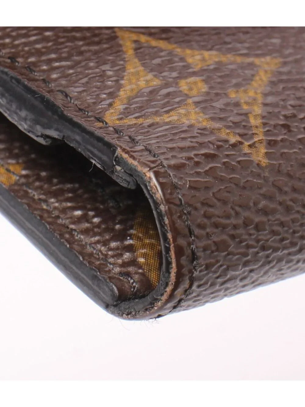 Louis Vuitton Trifold Wallet Portefeuille Long Monogram Macassar